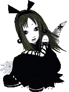 Gif animé gothique fille
